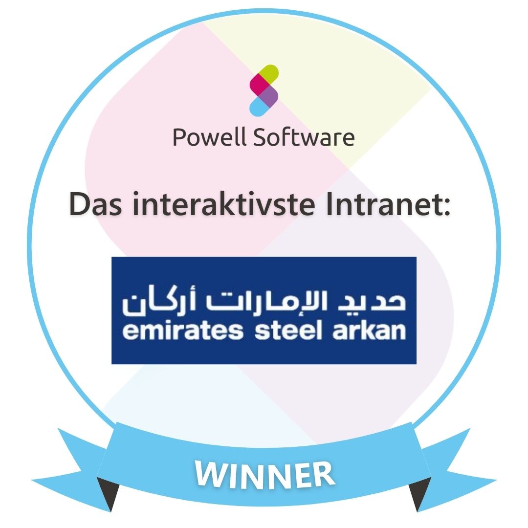 DE winner - engaging intranet - emirates steel